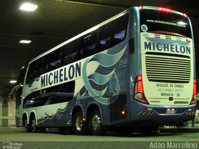 Michelon Turismo 2240 na cidade de Belo Horizonte, Minas Gerais, Brasil, por Adão Raimundo Marcelino. Número da foto: #5556497.