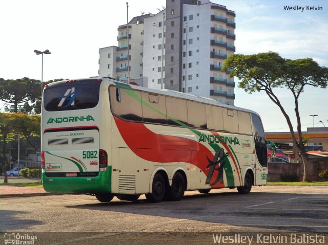 Empresa de Transportes Andorinha 5082 na cidade de Sorocaba, São Paulo, Brasil, por Weslley Kelvin Batista. ID da foto: 5555042.