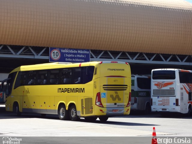 Viação Itapemirim 60771 na cidade de Rio de Janeiro, Rio de Janeiro, Brasil, por Sérgio Costa. ID da foto: 5555024.