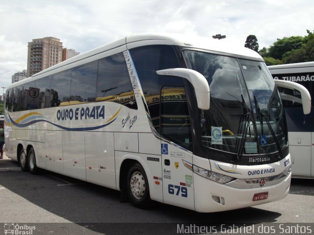 Viação Ouro e Prata 679 na cidade de São Paulo, São Paulo, Brasil, por Matheus Gabriel dos Santos. Número da foto: #5556837.