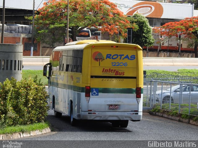 RodeRotas - Rotas de Viação do Triângulo 12206 na cidade de Uberlândia, Minas Gerais, Brasil, por Gilberto Martins. ID da foto: 5558532.