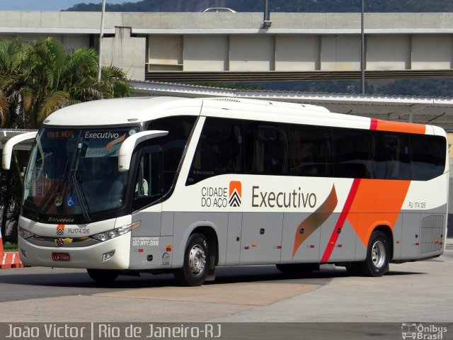 Viação Cidade do Aço RJ 174.126 na cidade de Rio de Janeiro, Rio de Janeiro, Brasil, por João Victor. Número da foto: #5559215.