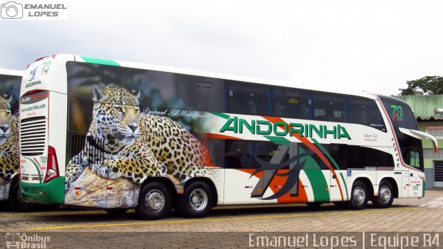 Empresa de Transportes Andorinha 7001 na cidade de Presidente Prudente, São Paulo, Brasil, por Emanuel Corrêa Lopes. ID da foto: 5557041.