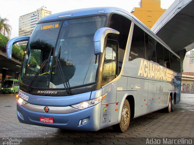 Viação Águia Branca 27090 na cidade de Belo Horizonte, Minas Gerais, Brasil, por Adão Raimundo Marcelino. ID da foto: 5561625.