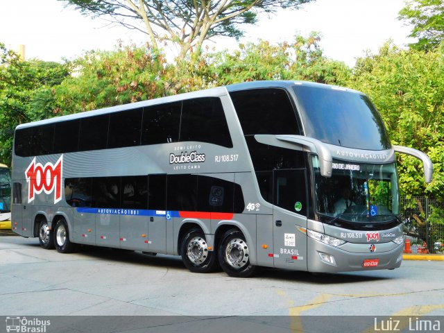 Auto Viação 1001 RJ 108.517 na cidade de São Paulo, São Paulo, Brasil, por Luiz  Lima. Número da foto: #5559829.