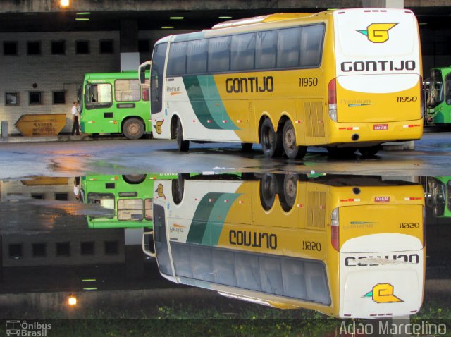 Empresa Gontijo de Transportes 11950 na cidade de Belo Horizonte, Minas Gerais, Brasil, por Adão Raimundo Marcelino. Número da foto: #5561682.