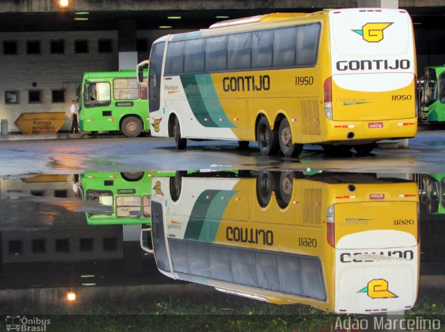 Empresa Gontijo de Transportes 11950 na cidade de Belo Horizonte, Minas Gerais, Brasil, por Adão Raimundo Marcelino. ID da foto: 5561682.