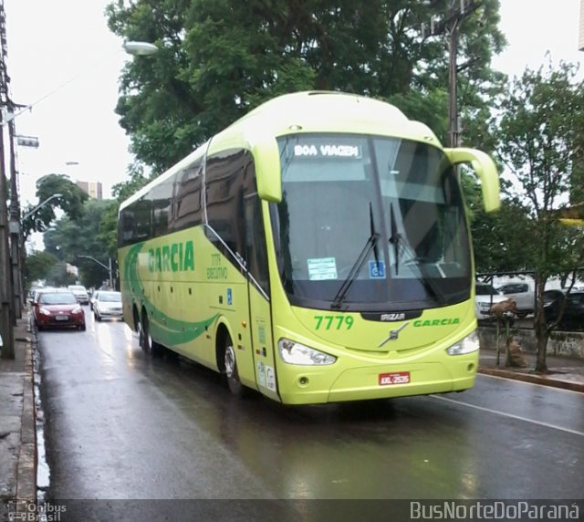 Viação Garcia 7779 na cidade de Apucarana, Paraná, Brasil, por Josino Vieira. Número da foto: #5561663.