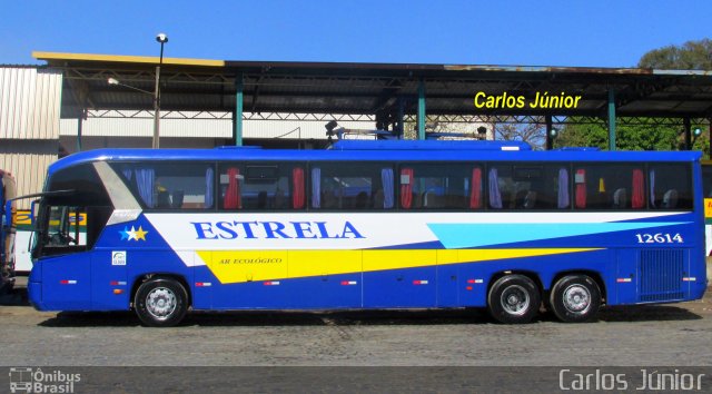 Viação Estrela 12614 na cidade de Goiânia, Goiás, Brasil, por Carlos Júnior. Número da foto: #4807855.