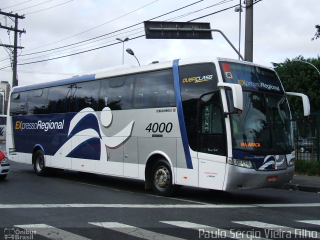 Expresso Regional 4000 na cidade de São Paulo, São Paulo, Brasil, por Paulo Sérgio Vieira Filho. Número da foto: #4806589.