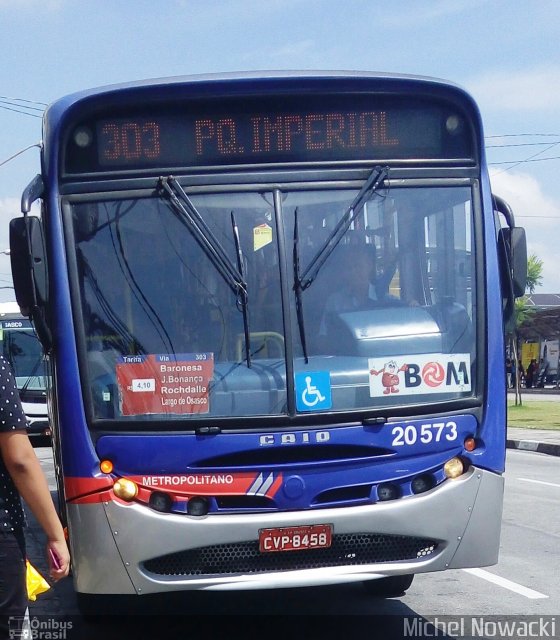 Auto Viação Urubupungá 20.573 na cidade de Osasco, São Paulo, Brasil, por Michel Nowacki. Número da foto: #4807365.