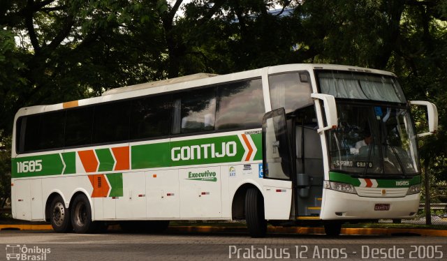 Empresa Gontijo de Transportes 11685 na cidade de São Paulo, São Paulo, Brasil, por Cristiano Soares da Silva. ID da foto: 4808912.