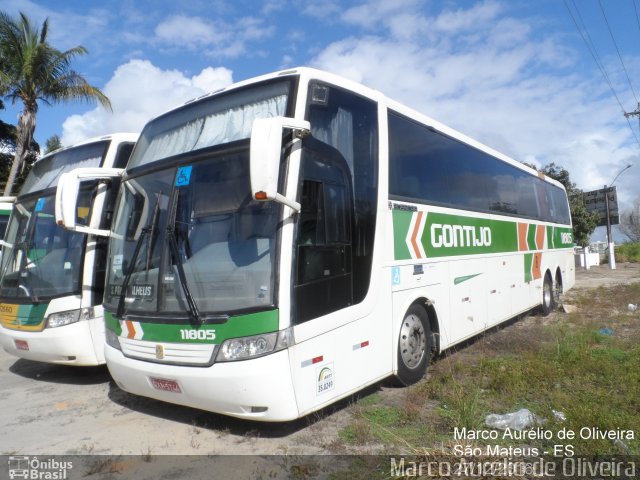 Empresa Gontijo de Transportes 11805 na cidade de São Mateus, Espírito Santo, Brasil, por Marco Aurélio de Oliveira. ID da foto: 4806742.