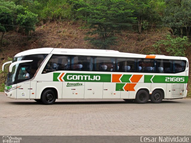 Empresa Gontijo de Transportes 21685 na cidade de Mariana, Minas Gerais, Brasil, por César Natividade. Número da foto: #4831190.