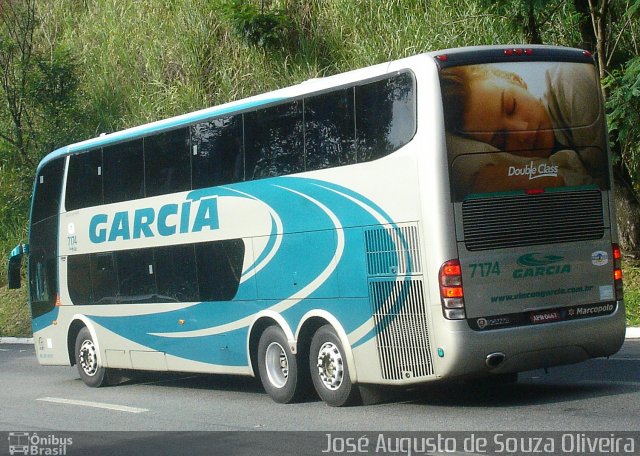 Viação Garcia 7174 na cidade de Piraí, Rio de Janeiro, Brasil, por José Augusto de Souza Oliveira. ID da foto: 4831070.