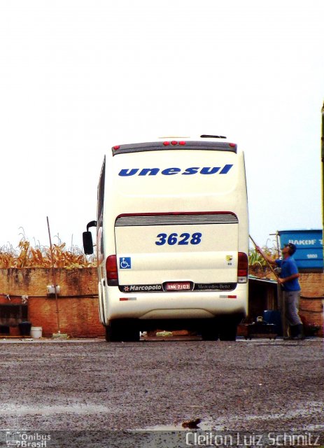 Unesul de Transportes 3628 na cidade de Marechal Cândido Rondon, Paraná, Brasil, por Cleiton Luiz Schmitz. ID da foto: 4831361.