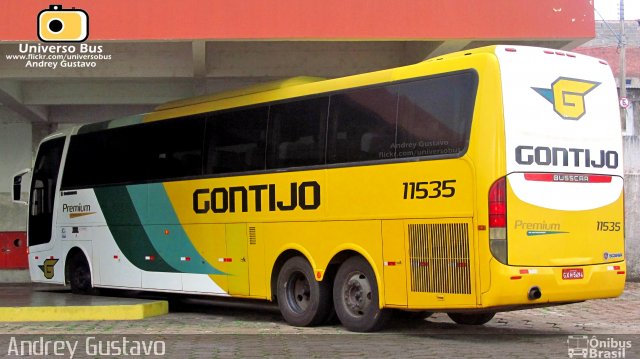 Empresa Gontijo de Transportes 11535 na cidade de Lavras, Minas Gerais, Brasil, por Andrey Gustavo. Número da foto: #4829895.