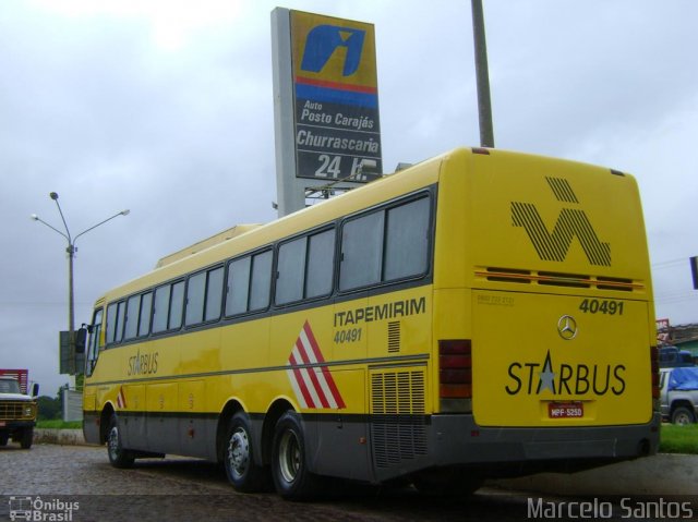 Viação Itapemirim 40491 na cidade de Santa Inês, Maranhão, Brasil, por Luis Marcelo Santos. Número da foto: #4831331.