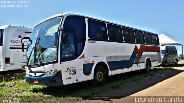 Ônibus Particulares 930 na cidade de Guaxupé, Minas Gerais, Brasil, por Leonardo Carola. Número da foto: #4830440.