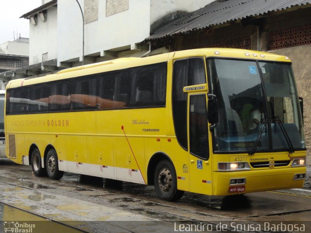 Viação Itapemirim 45277 na cidade de Rio de Janeiro, Rio de Janeiro, Brasil, por Leandro de Sousa Barbosa. ID da foto: 4831602.