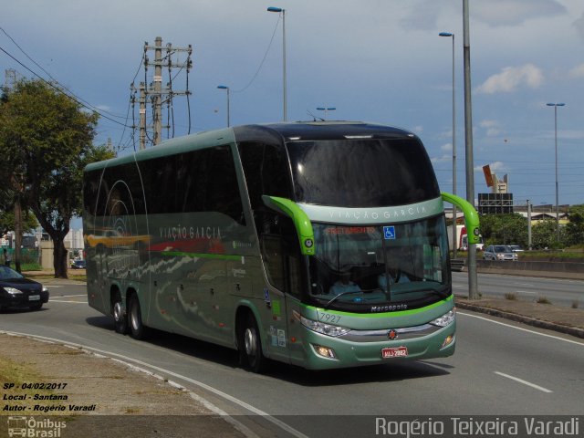 Viação Garcia 7927 na cidade de São Paulo, São Paulo, Brasil, por Rogério Teixeira Varadi. Número da foto: #4832949.