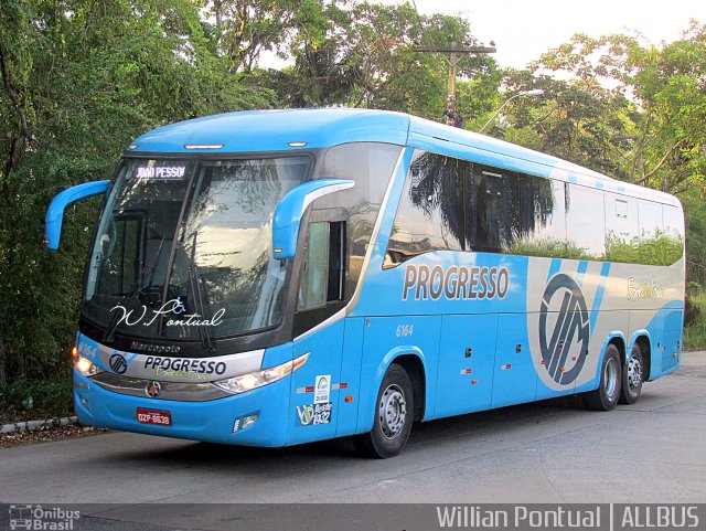 Auto Viação Progresso 6164 na cidade de Recife, Pernambuco, Brasil, por Willian Pontual. ID da foto: 4832103.