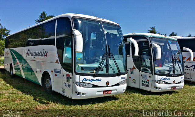 Araguaia Transporte e Turismo 10190 na cidade de Guaxupé, Minas Gerais, Brasil, por Leonardo Carola. Número da foto: #4832128.