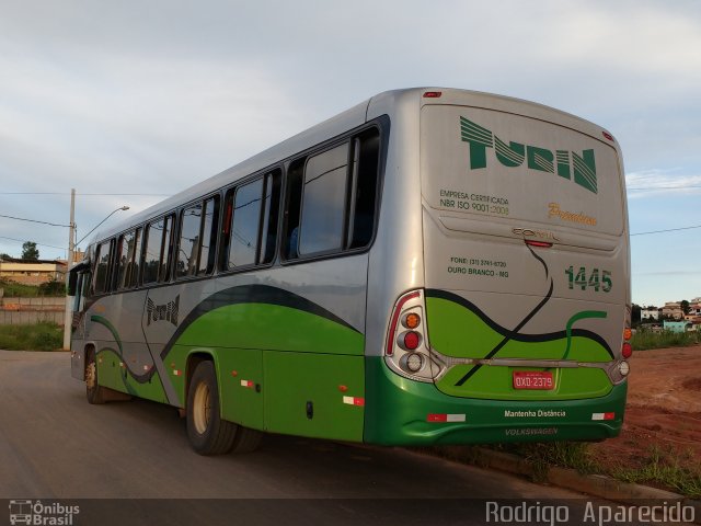 Turin Transportes 1445 na cidade de Conselheiro Lafaiete, Minas Gerais, Brasil, por Rodrigo  Aparecido. Número da foto: #4832755.