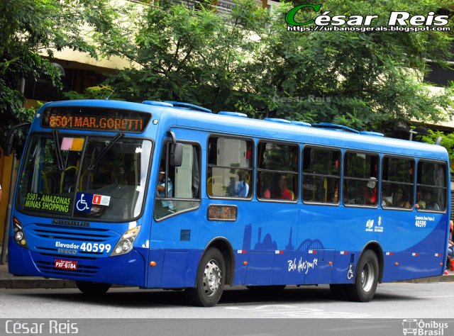 Belo Horizonte Transporte Urbano > Viação Real 40599 na cidade de Belo Horizonte, Minas Gerais, Brasil, por César Ônibus. Número da foto: #4832704.