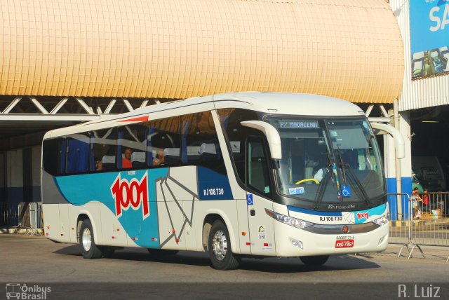 Auto Viação 1001 RJ 108.730 na cidade de Rio de Janeiro, Rio de Janeiro, Brasil, por Ricardo Luiz. Número da foto: #4833099.