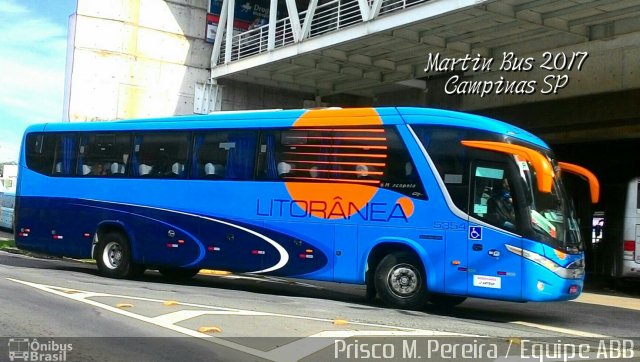 Litorânea Transportes Coletivos 5354 na cidade de Campinas, São Paulo, Brasil, por Prisco Martin Pereira. Número da foto: #4834612.