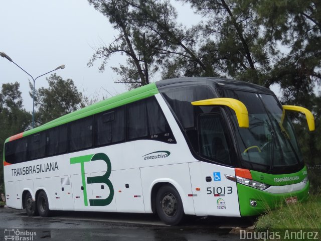 Transbrasiliana Transportes e Turismo 51013 na cidade de Goiânia, Goiás, Brasil, por Douglas Andrez. Número da foto: #4834161.