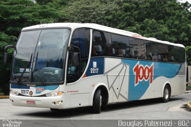 Auto Viação 1001 2217 na cidade de São Paulo, São Paulo, Brasil, por Douglas Paternezi. Número da foto: #4834886.