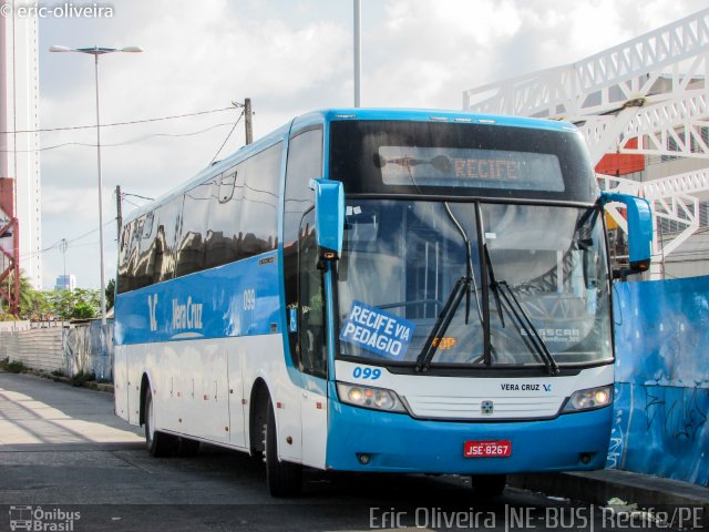 Expresso Vera Cruz 099 na cidade de Recife, Pernambuco, Brasil, por Eric Oliveira. Número da foto: #4835404.