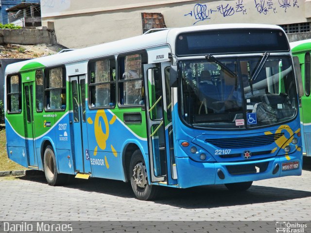 Nova Transporte 22107 na cidade de Cariacica, Espírito Santo, Brasil, por Danilo Moraes. Número da foto: #4835423.