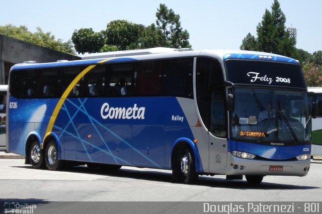 Viação Cometa 6726 na cidade de Curitiba, Paraná, Brasil, por Douglas Paternezi. ID da foto: 4834883.