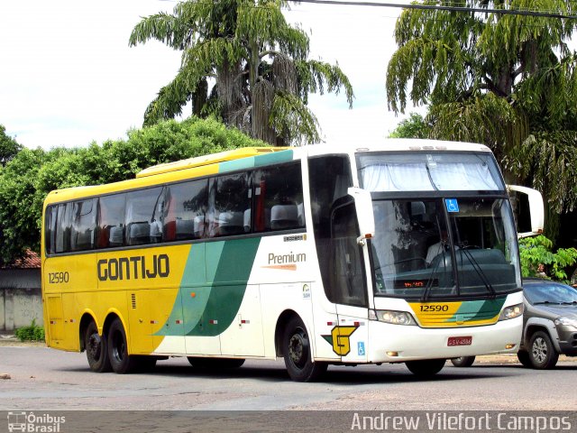 Empresa Gontijo de Transportes 12590 na cidade de Pirapora, Minas Gerais, Brasil, por Andrew Campos. Número da foto: #4834490.