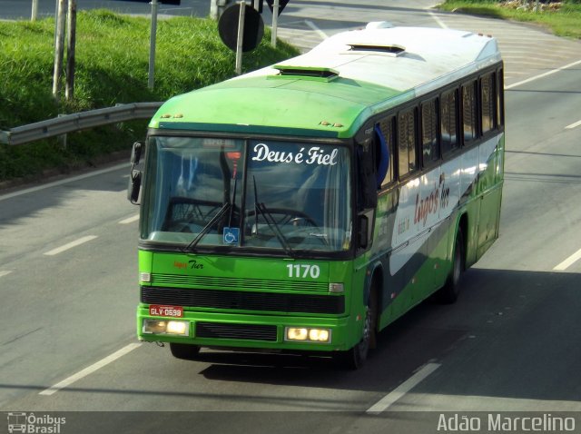 Ônibus Particulares 1170 na cidade de Belo Horizonte, Minas Gerais, Brasil, por Adão Raimundo Marcelino. ID da foto: 4837664.