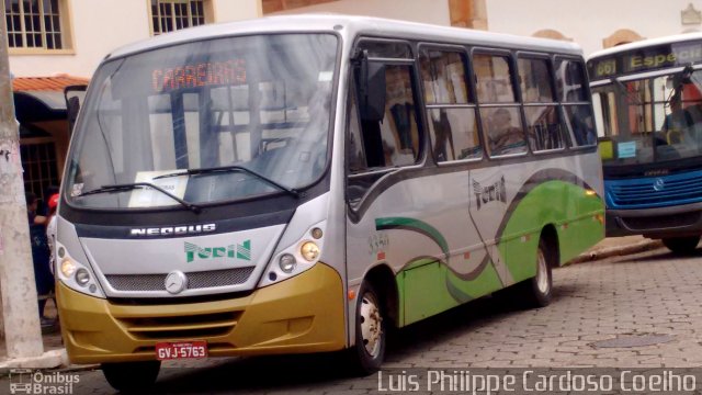 Turin Transportes 3350 na cidade de Ouro Branco, Minas Gerais, Brasil, por Luis Philippe Cardoso Coelho. ID da foto: 4836259.