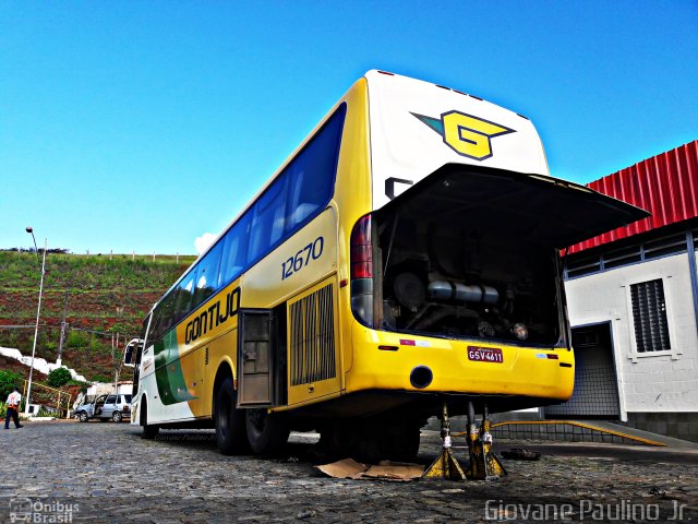 Empresa Gontijo de Transportes 12670 na cidade de João Monlevade, Minas Gerais, Brasil, por Giovane Paulino Júnior. Número da foto: #4836980.