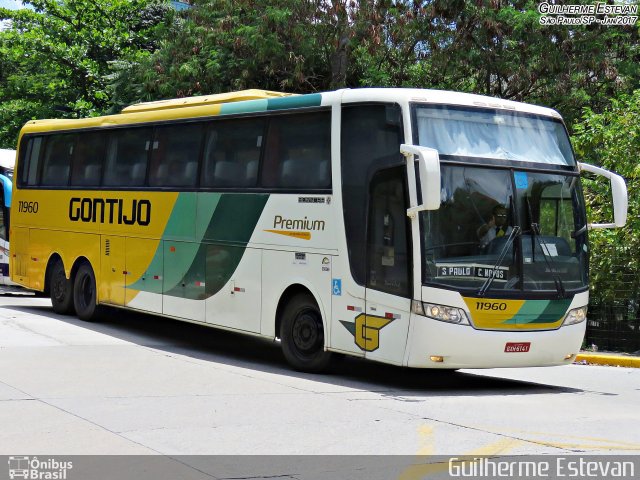 Empresa Gontijo de Transportes 11960 na cidade de São Paulo, São Paulo, Brasil, por Guilherme Estevan. ID da foto: 4840767.