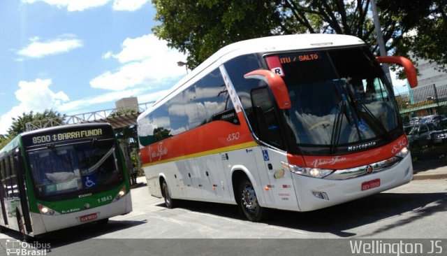 Viação Vale do Tietê 850 na cidade de São Paulo, São Paulo, Brasil, por Wellington de Jesus Santos. Número da foto: #4840626.