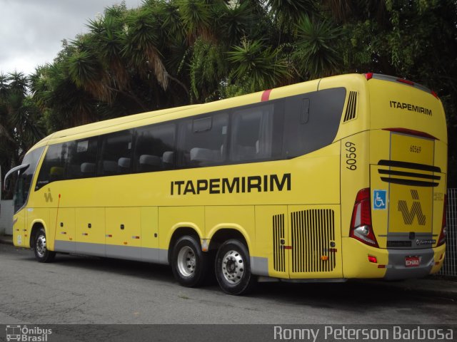 Viação Itapemirim 60569 na cidade de Curitiba, Paraná, Brasil, por Ronny Peterson Barbosa. Número da foto: #4839735.