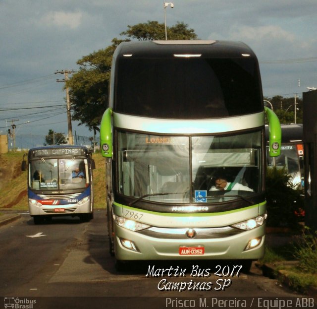 Viação Garcia 7967 na cidade de Campinas, São Paulo, Brasil, por Prisco Martin Pereira. ID da foto: 4838557.