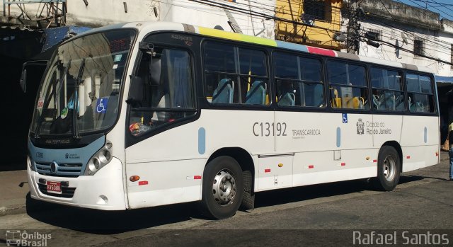 Transportes Barra C13192 na cidade de Rio de Janeiro, Rio de Janeiro, Brasil, por Rafael Leonel Jacinto dos Santos. Número da foto: #4840880.