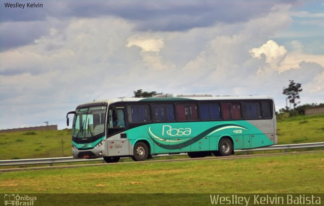 Rosa Turismo 4306 na cidade de Sorocaba, São Paulo, Brasil, por Weslley Kelvin Batista. ID da foto: 4842225.