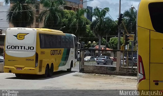 Empresa Gontijo de Transportes 11950 na cidade de Governador Valadares, Minas Gerais, Brasil, por Marcelo Augusto. ID da foto: 4842772.