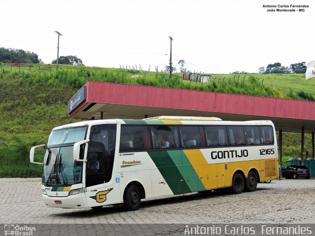 Empresa Gontijo de Transportes 12165 na cidade de João Monlevade, Minas Gerais, Brasil, por Antonio Carlos Fernandes. ID da foto: 4842973.