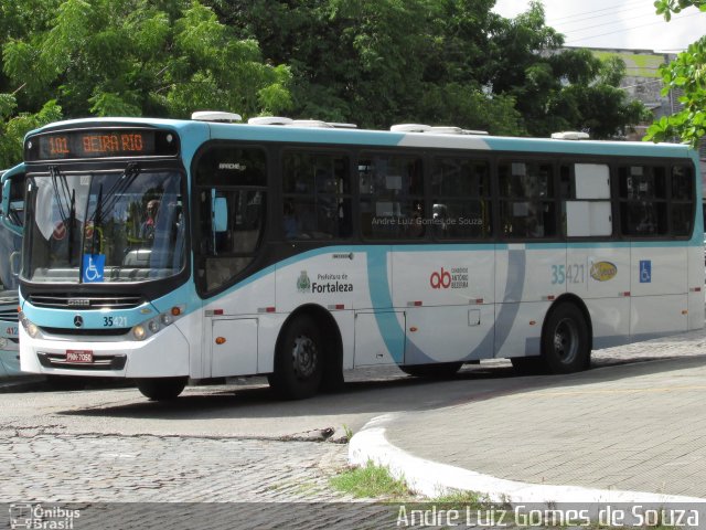 Rota Sol > Vega Transporte Urbano 35421 na cidade de Fortaleza, Ceará, Brasil, por André Luiz Gomes de Souza. ID da foto: 4843345.