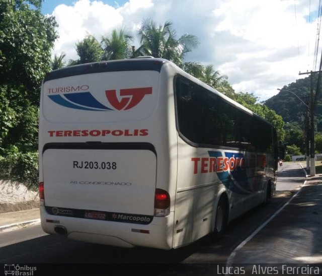 Viação Teresópolis RJ 203.038 na cidade de Guapimirim, Rio de Janeiro, Brasil, por Lucas Alves Ferreira. ID da foto: 4841613.